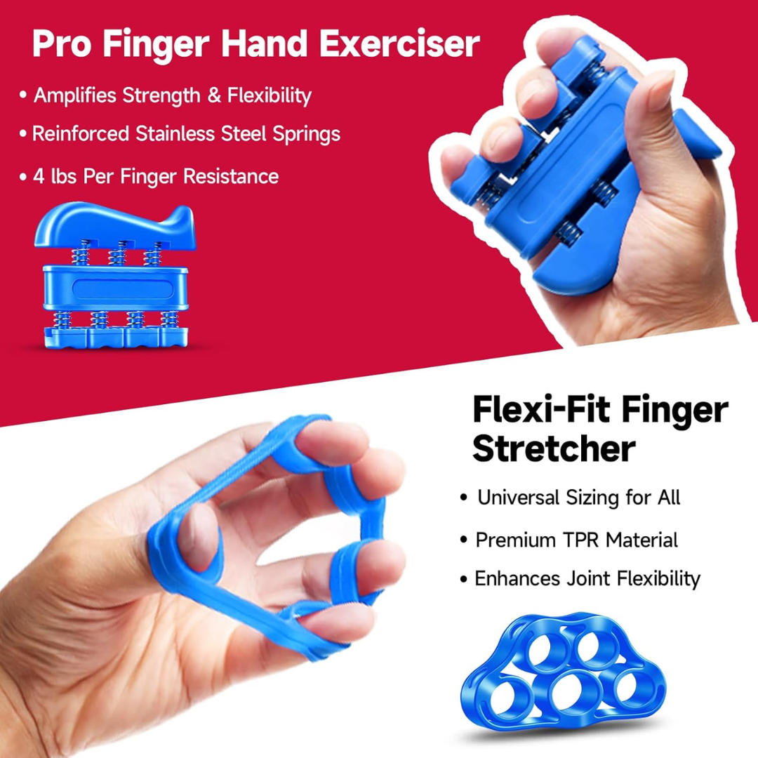 GripMaster - Set Renforce-Main Réglable (5 pièces)