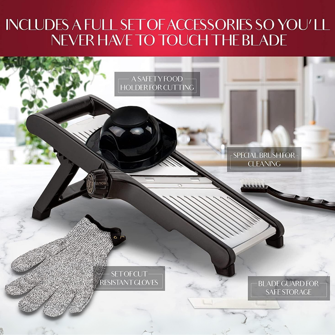 SlicerPro - Set Mandoline Sécurité Anti-Coupures