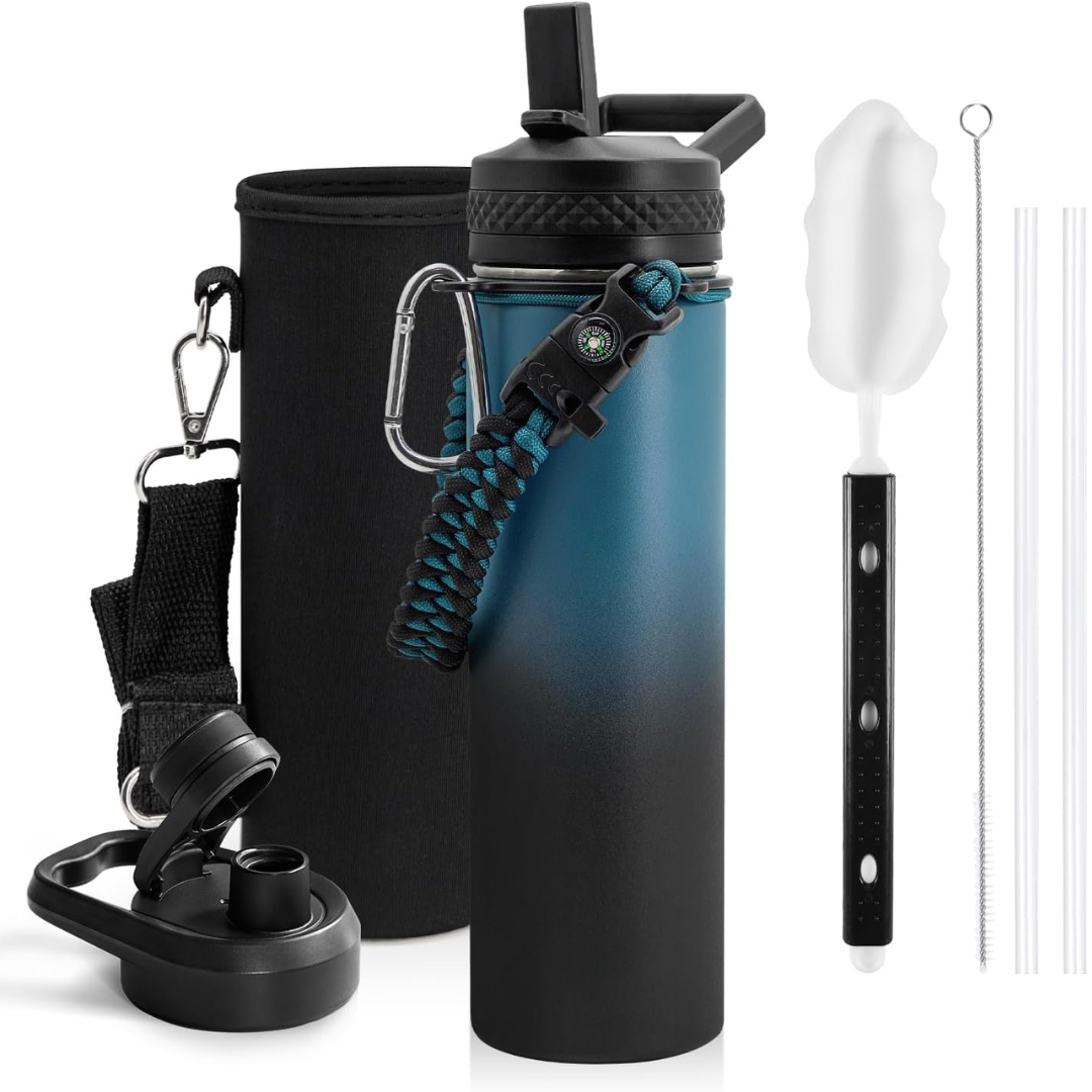 HydraPure – Gourde Durable Poignée Paracord