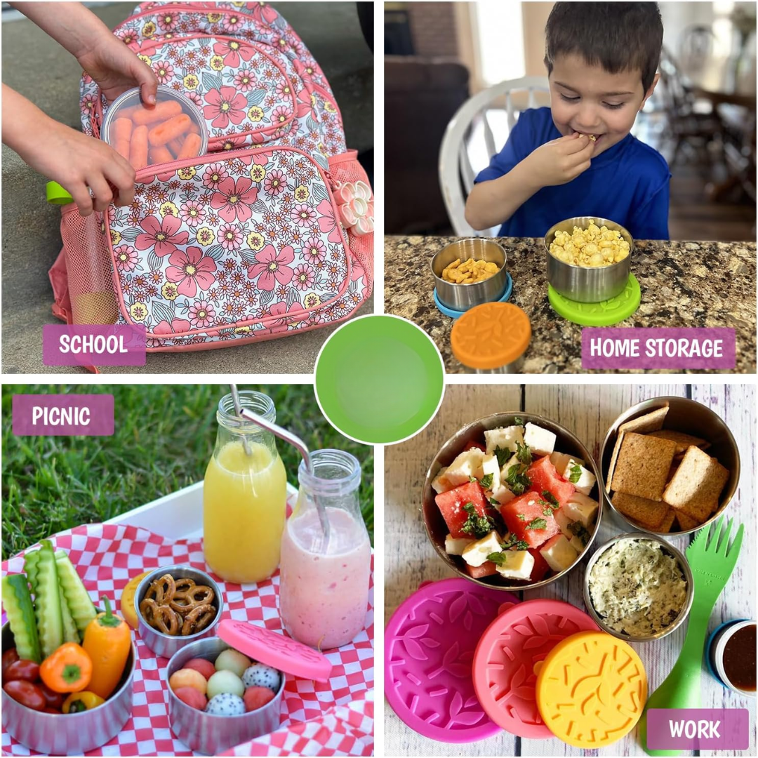 FreshBox Set – Boîtes Déjeuner Inox avec Couvercles