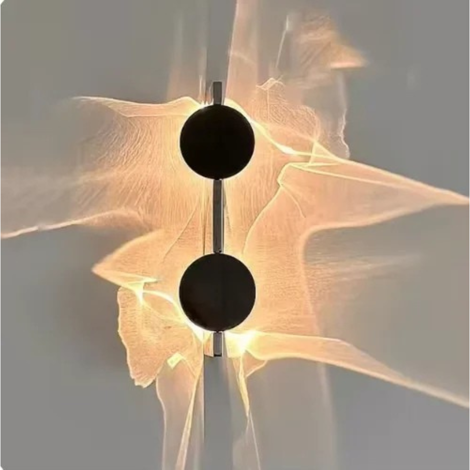 RippleGlow - Applique Murale Rotative de Luxe pour le Salon