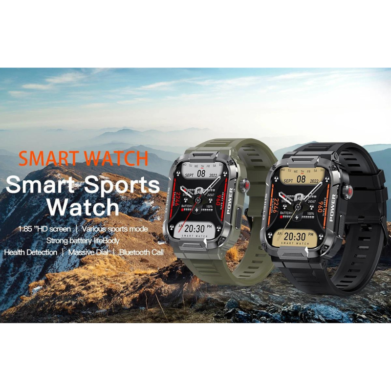 ForceGuard Watch - Smartwatch Qualité Militaire IP68