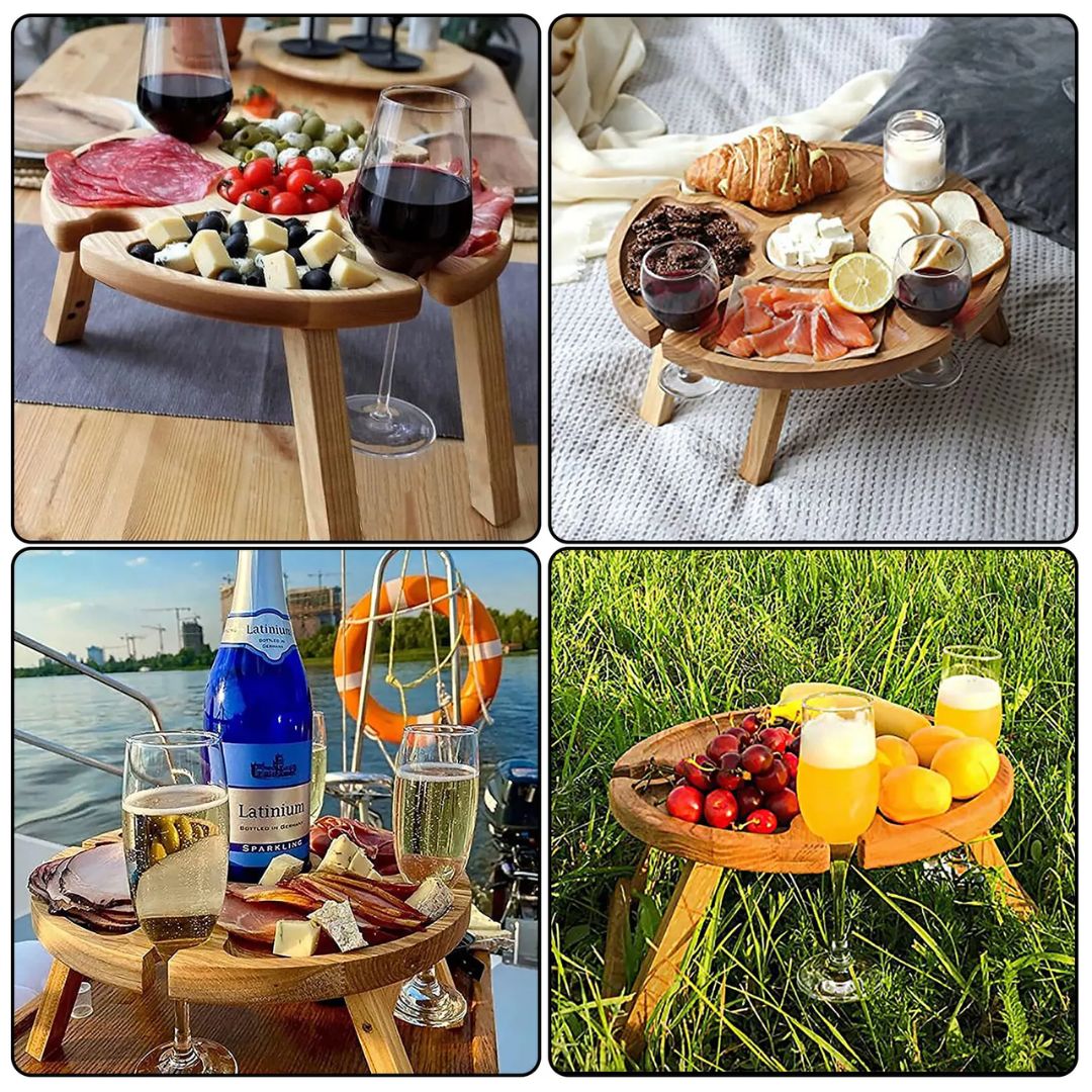 CheeseBoard Delights – Planche Pique-Nique en Bois