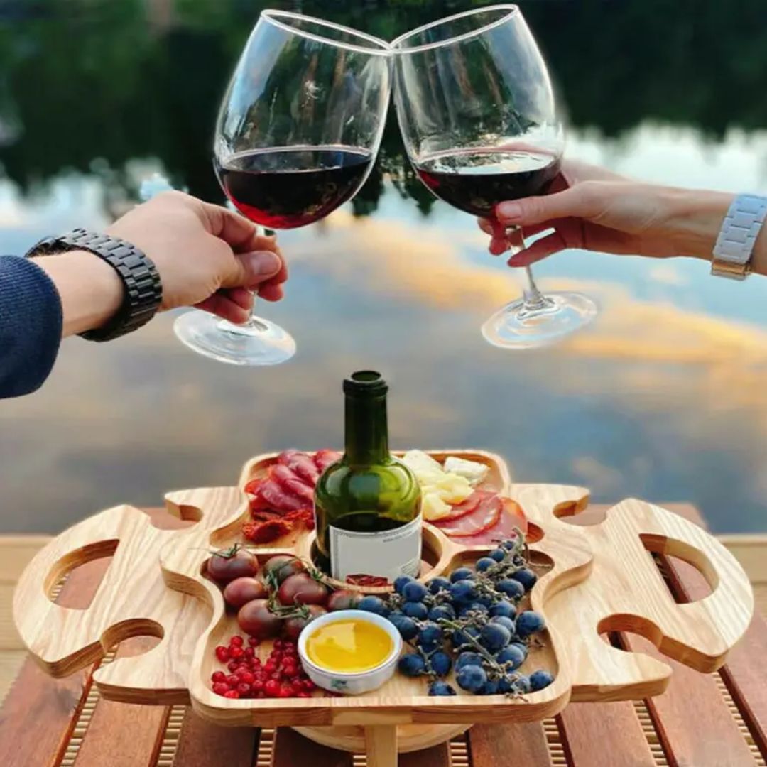 DualServe Rack – Étagère Stylée Fruits et Vin