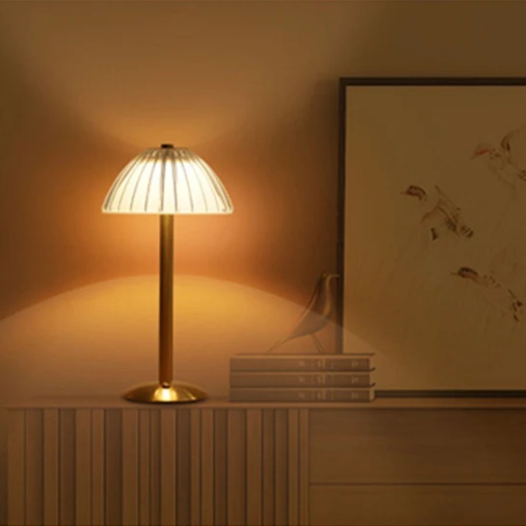 Karina GlowDesk – Lampe Bureau Rétro Rechargeable
