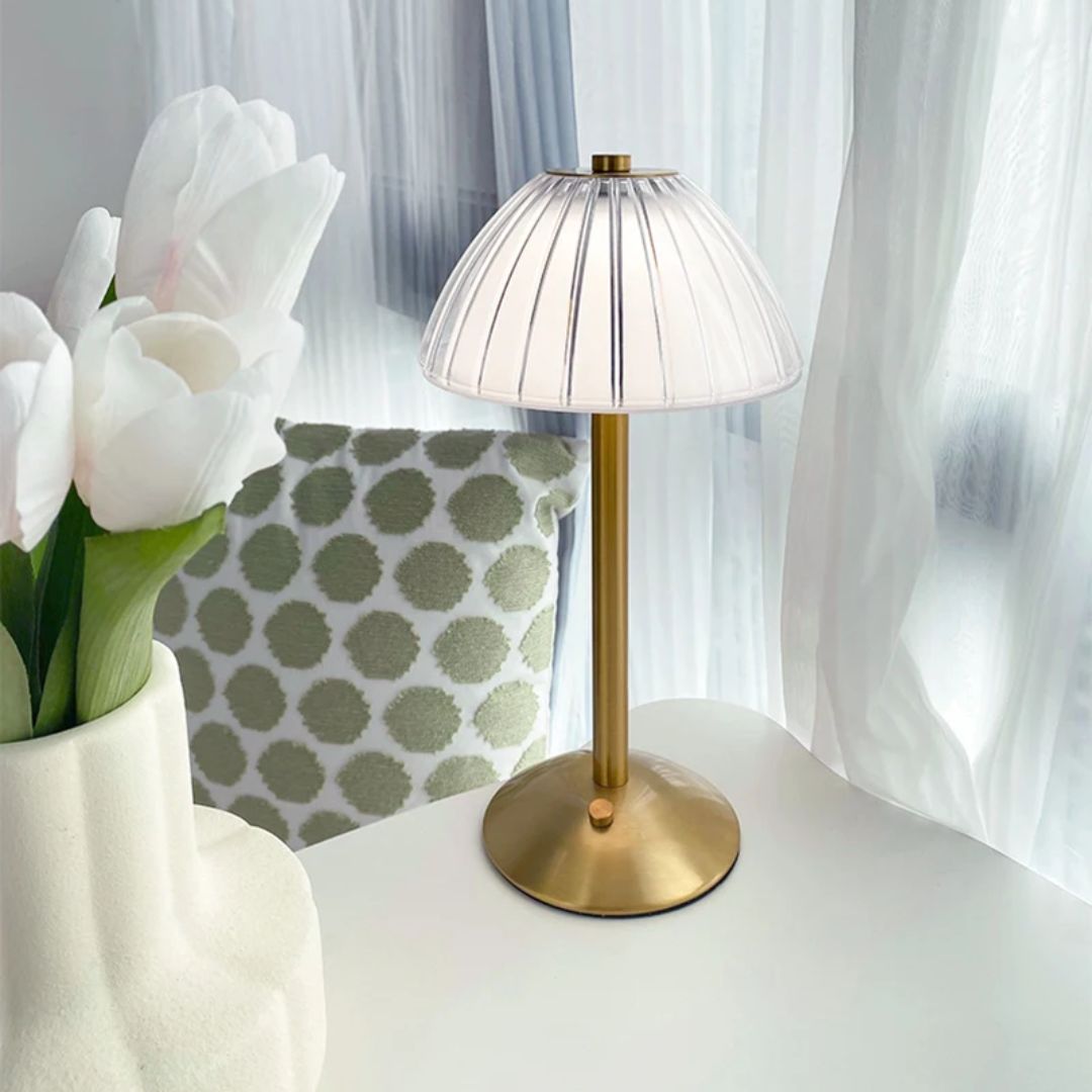 Karina GlowDesk – Lampe Bureau Rétro Rechargeable