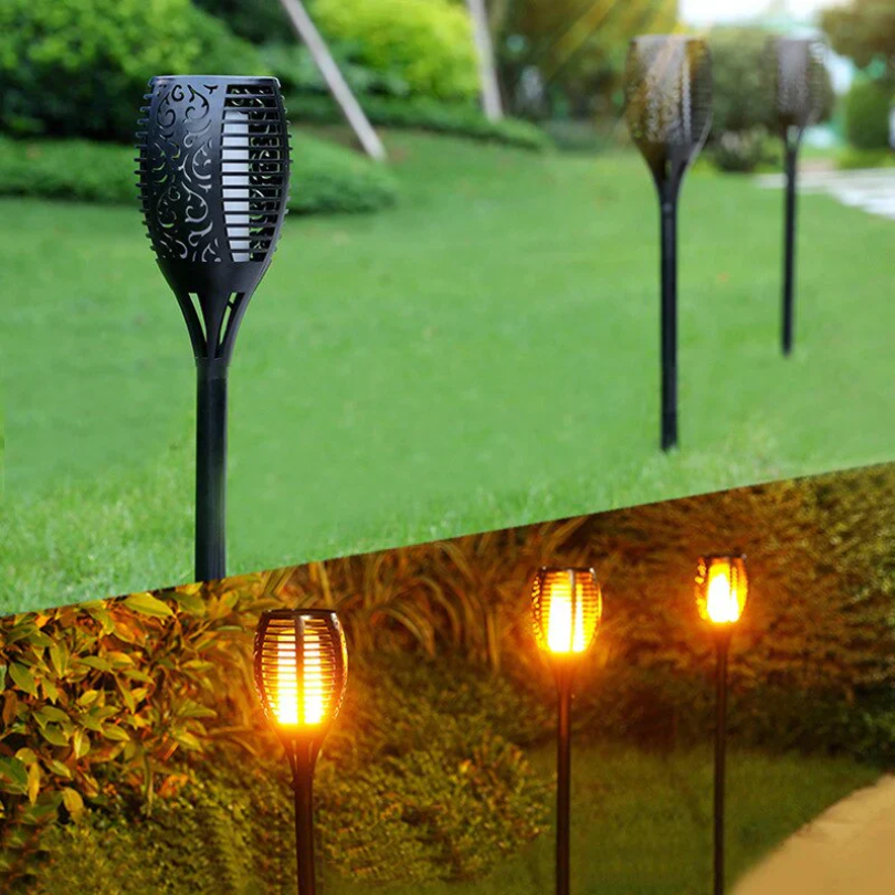 SolarFlame Torches Jardin – Éclairage LED Durable