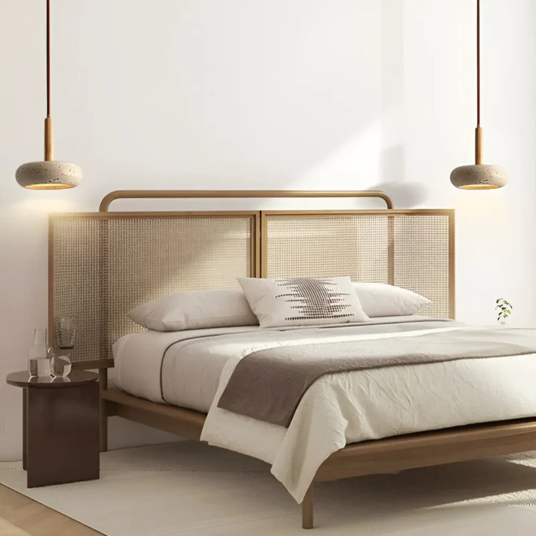 TranquilHalo - Plafonnier LED Rétro Design Japonais