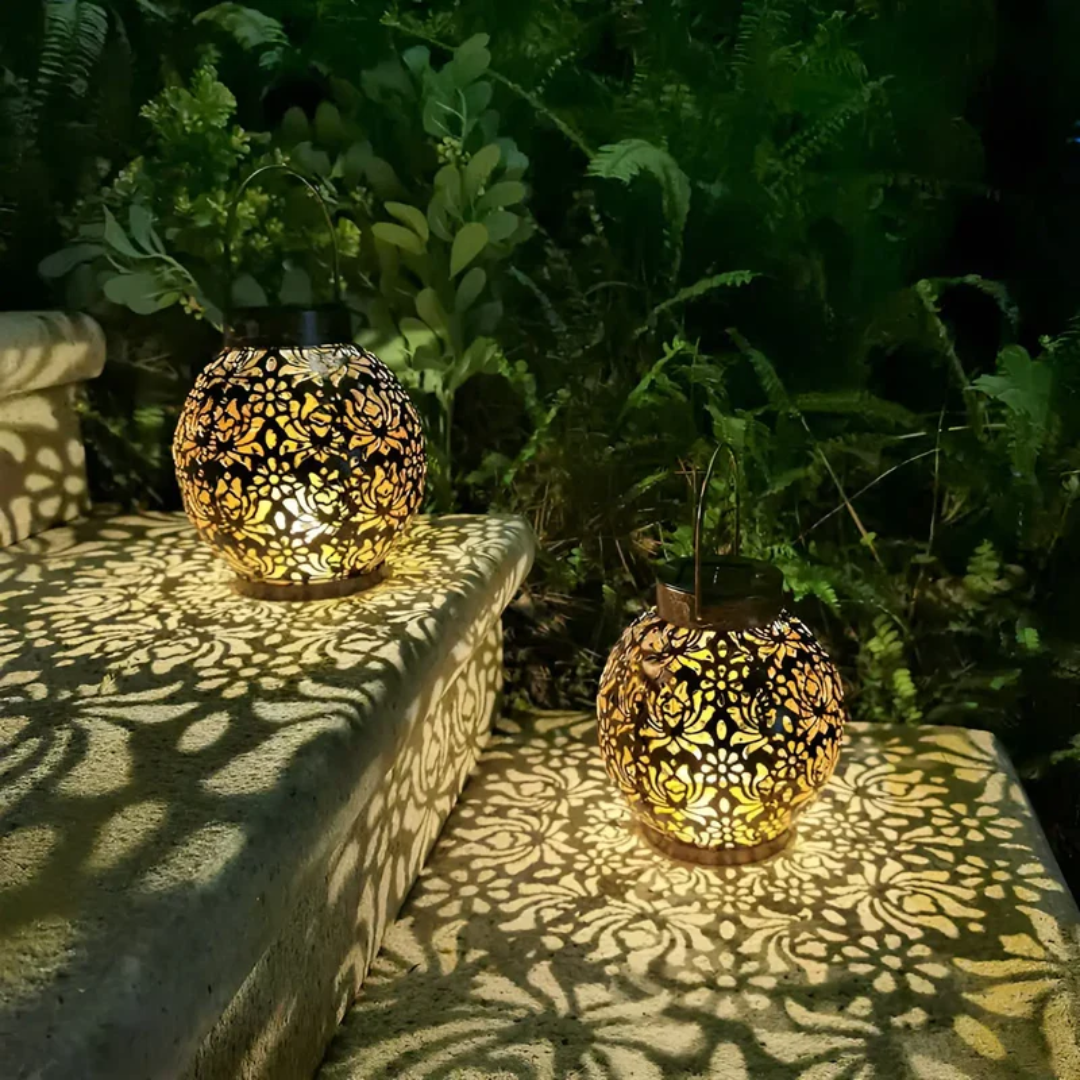 RadiantGlow - Lampe de jardin LED waterproof solaire
