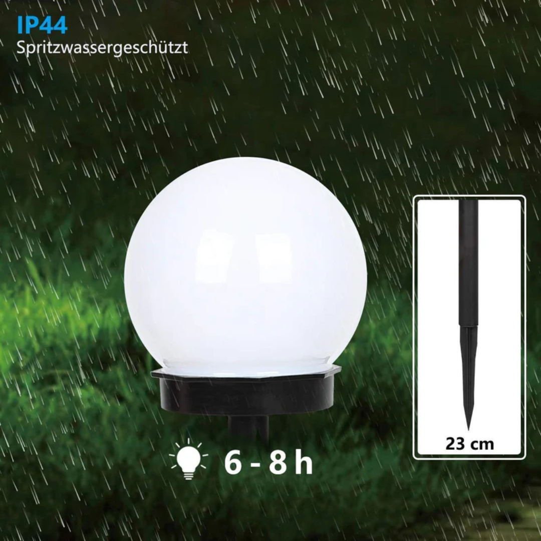 SunLuxe Orbs - Set de 3 lumières LED de jardin waterproof