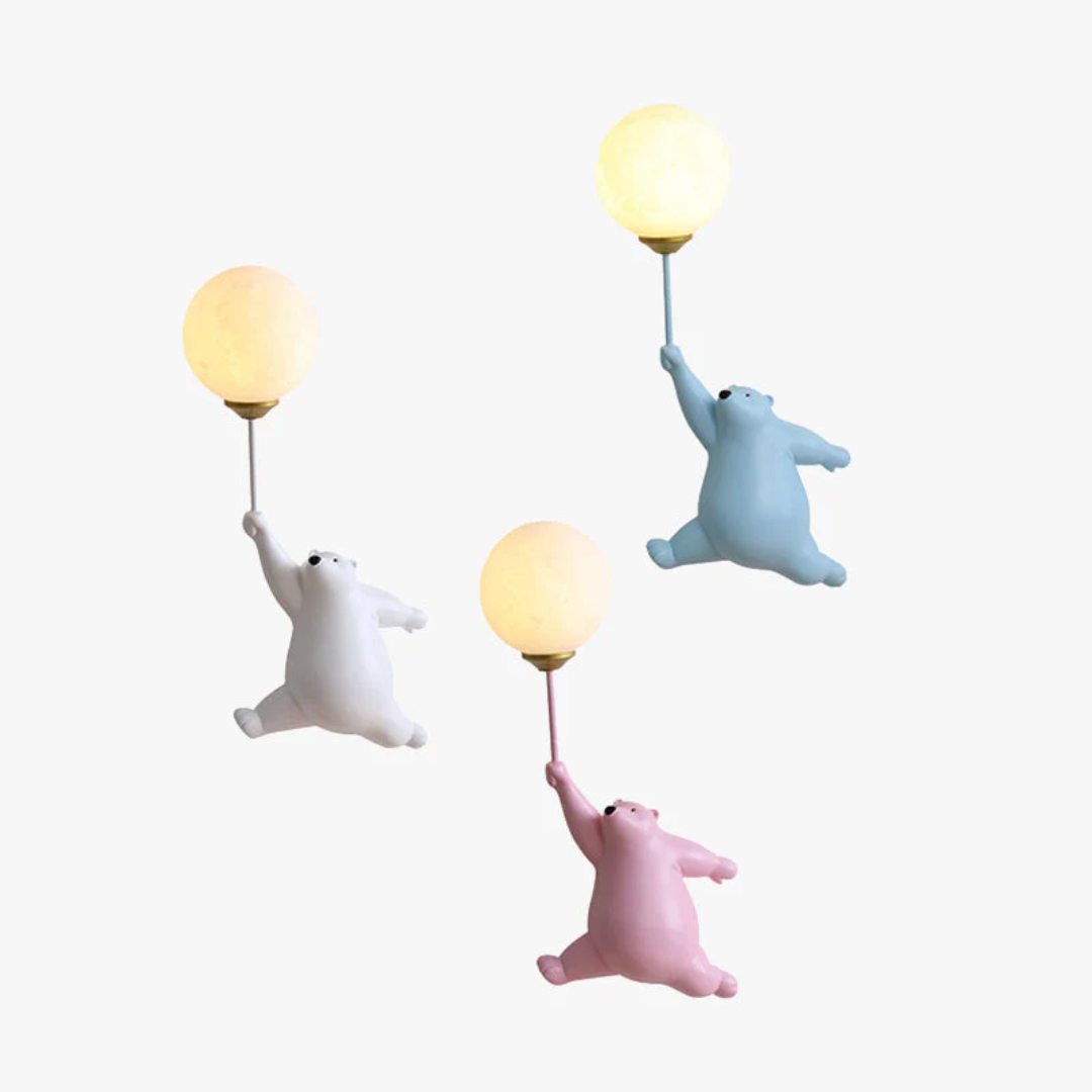 TeddyGlow - Applique Murale LED Stylée pour Mur