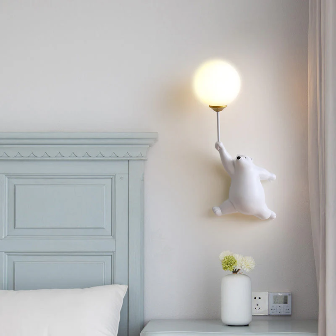 TeddyGlow - Applique Murale LED Stylée pour Mur