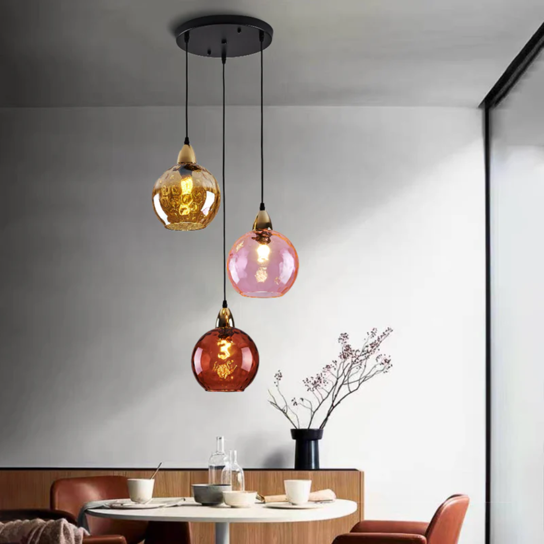 ClusterGlow - Suspension 3 Lampes Éclairage Ambiance
