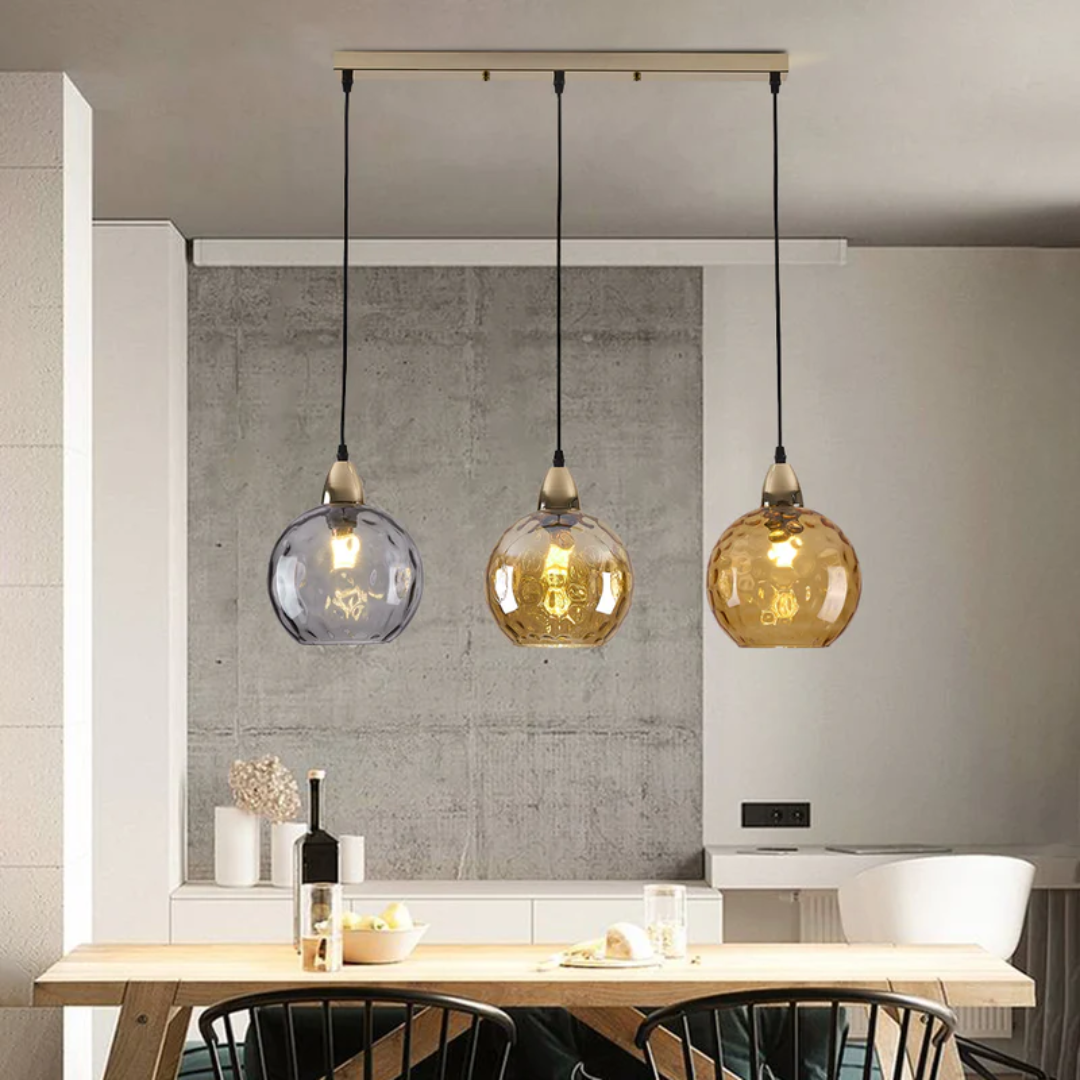 ClusterGlow - Suspension 3 Lampes Éclairage Ambiance