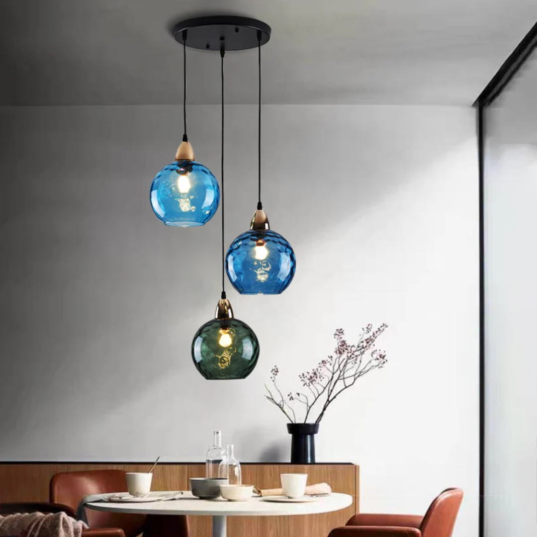 ClusterGlow - Suspension 3 Lampes Éclairage Ambiance