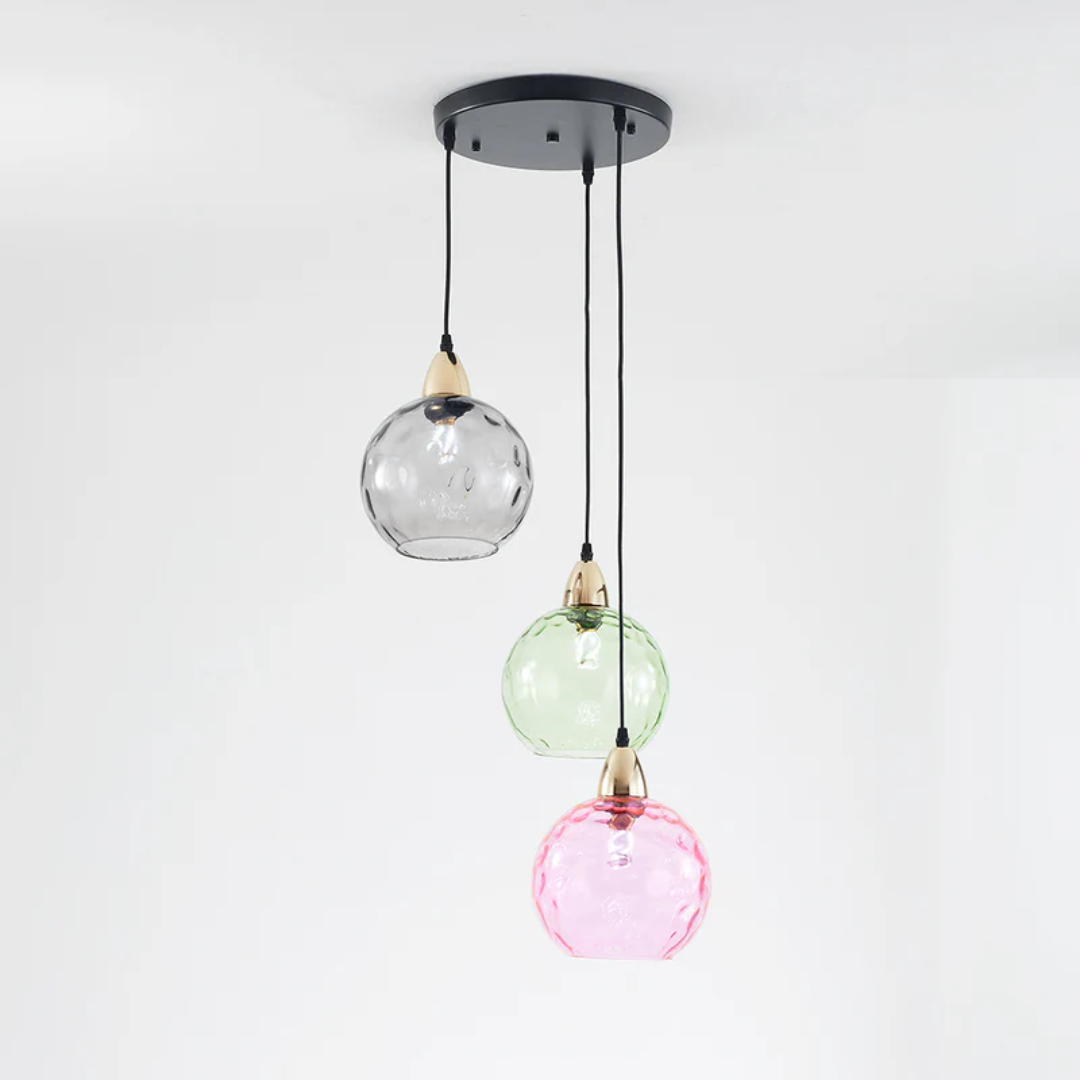 ClusterGlow - Suspension 3 Lampes Éclairage Ambiance
