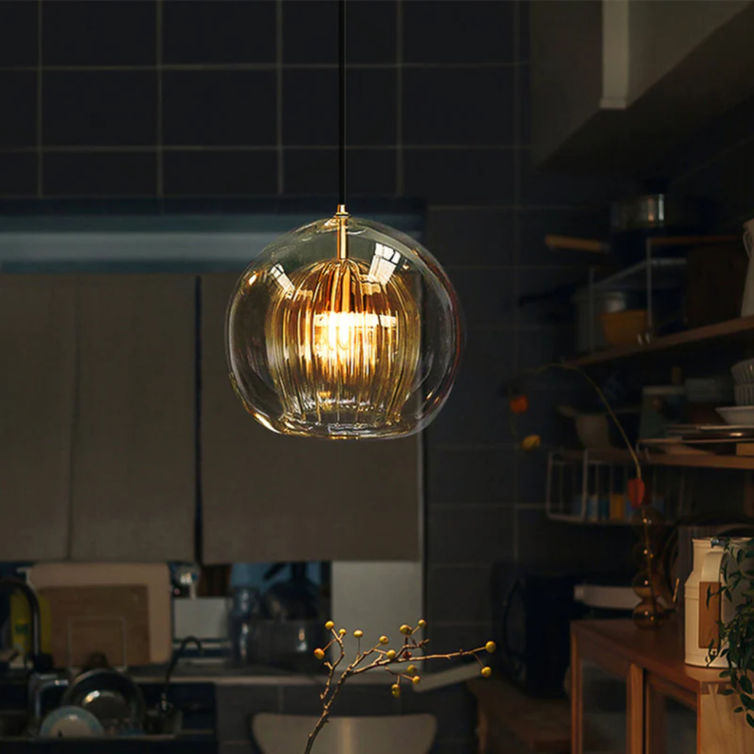 AuroraSphere - Élégante Suspension Sphérique LED