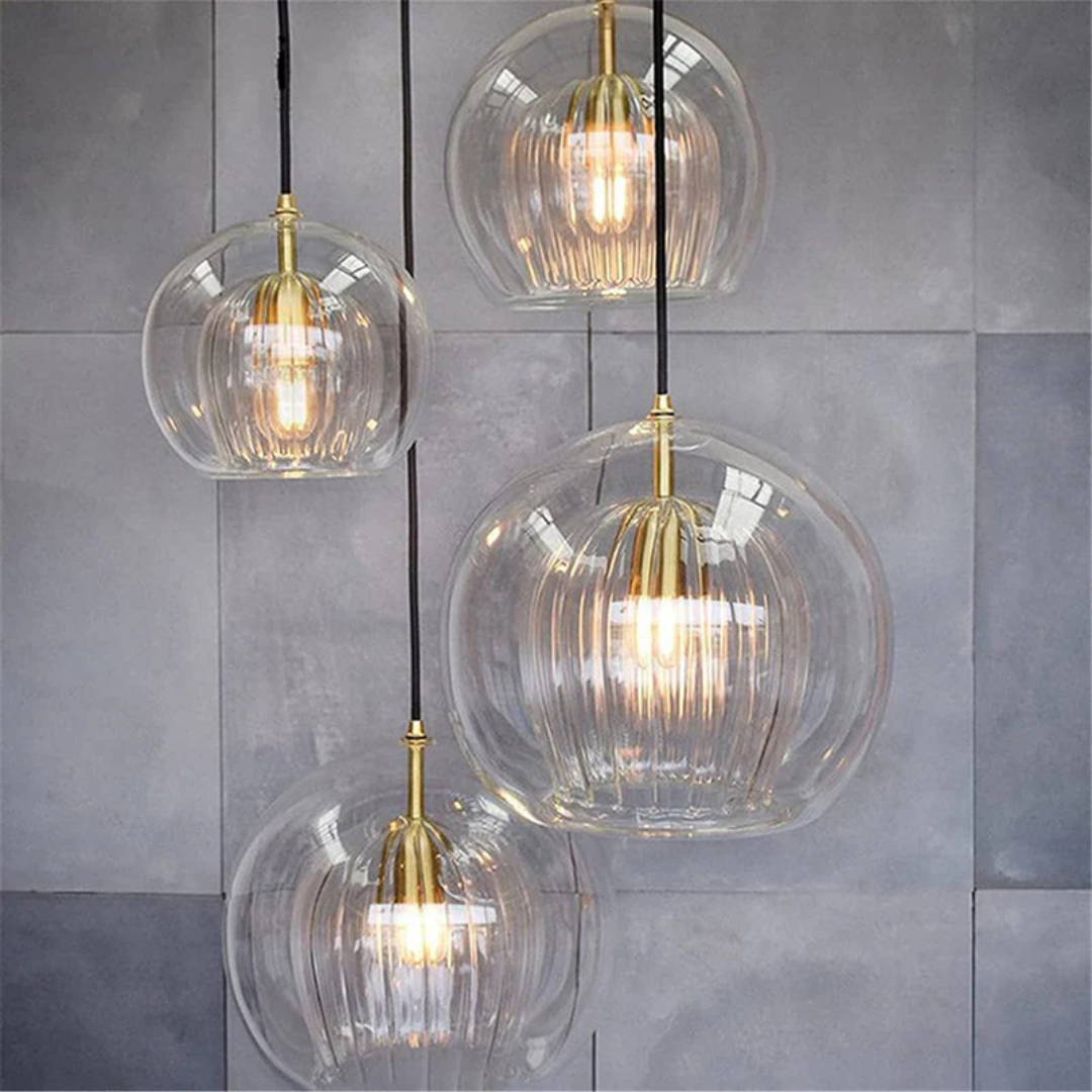 AuroraSphere - Élégante Suspension Sphérique LED
