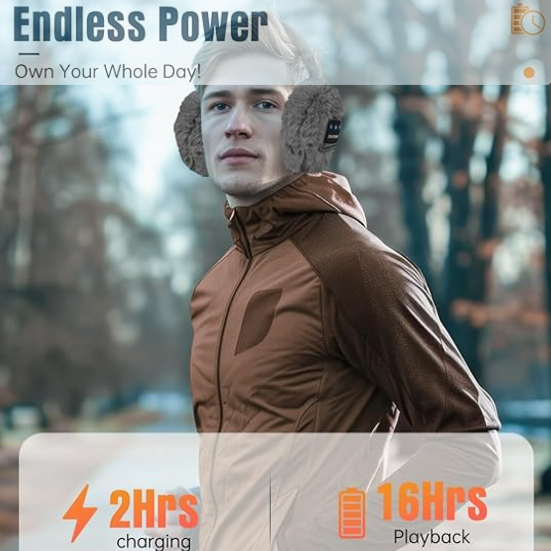 CozyGrooves - Cache-Oreilles Bluetooth Chauds Hiver