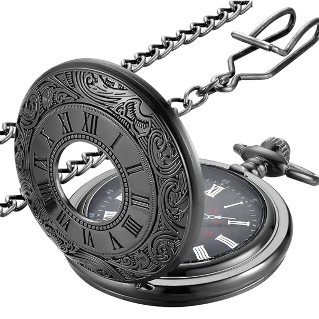 KevinWatch - Montre à Gousset Rétro Dorée