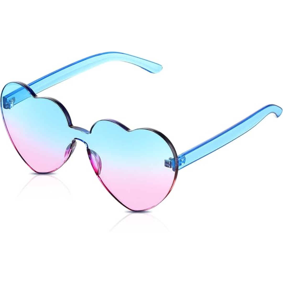 HeartGlare - Lunettes Transparentes Sans Monture