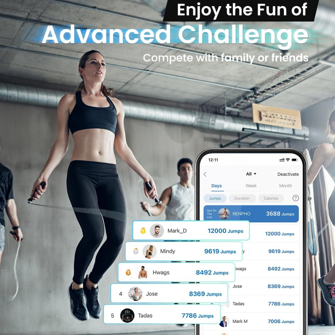 JumpFit - Corde à sauter connectée sans nœud