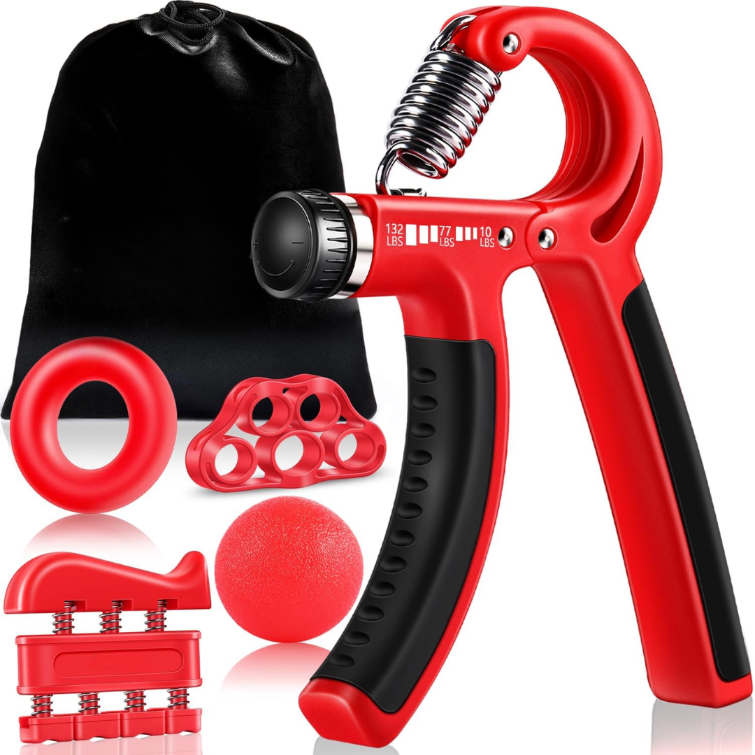 GripMaster - Set Renforce-Main Réglable (5 pièces)