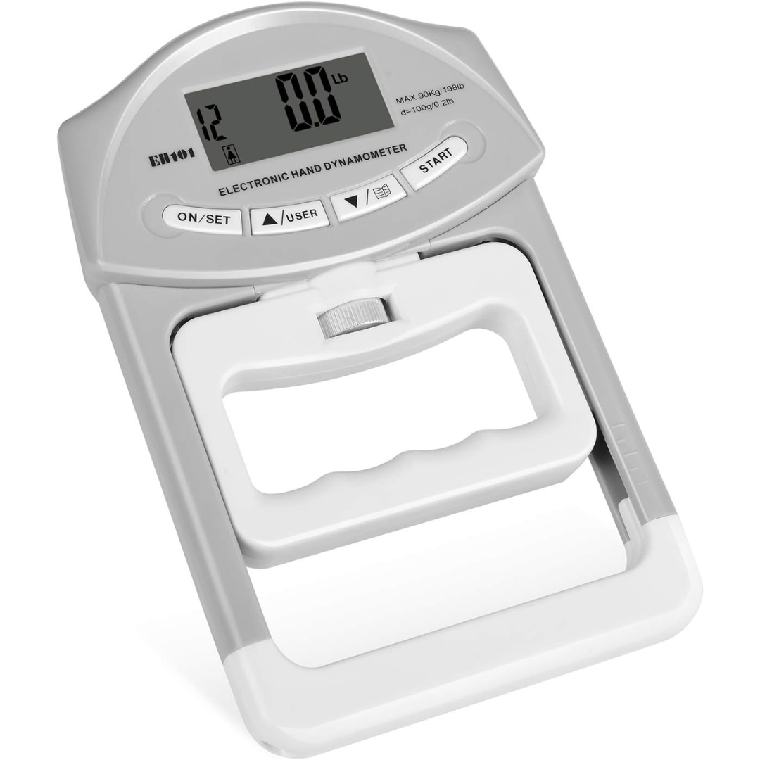 GripMaster - Dynamomètre numérique de poigne (90 kg)