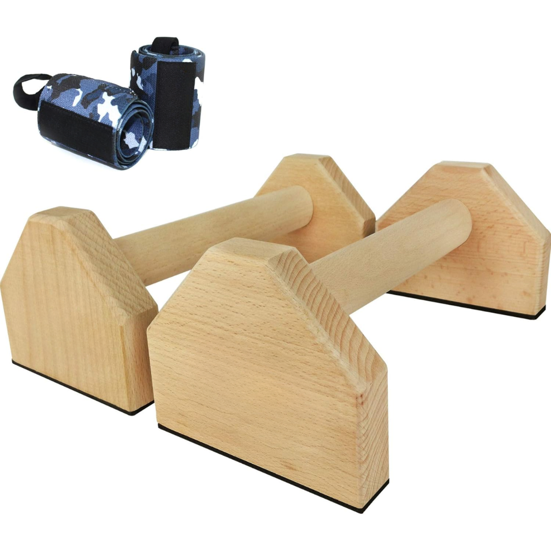 Calisthenics PowerBars – Supports Push-Up Bois Solides