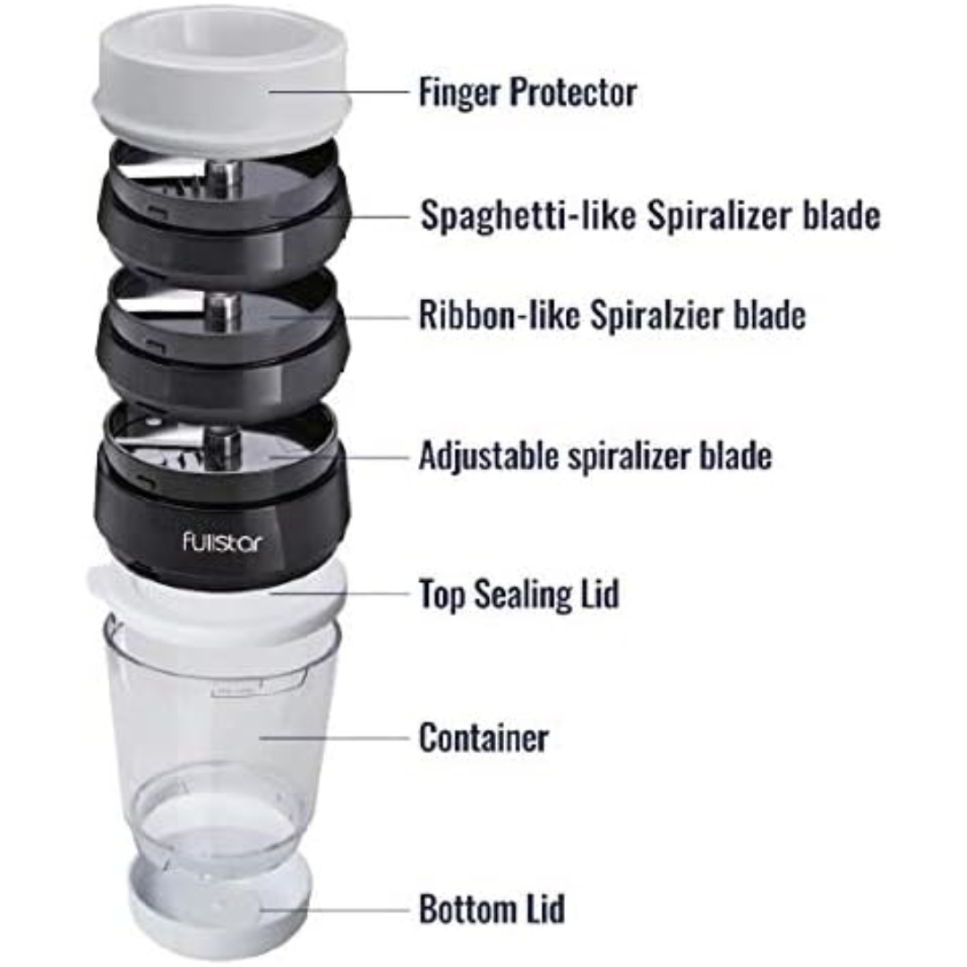 SpiralMaster - Coupe-Légumes Inox Julienne