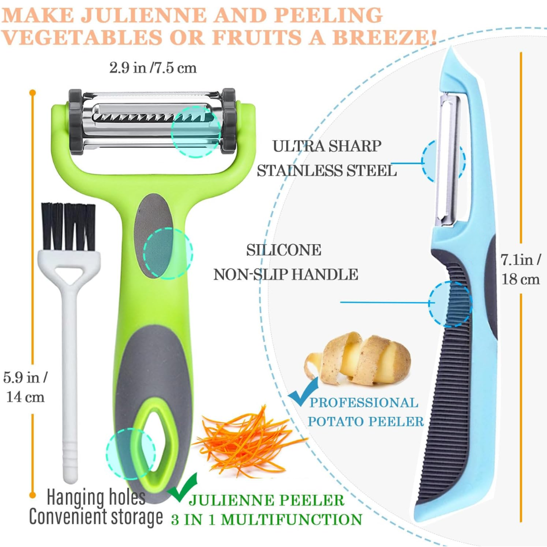 VeggieMaster - Éminceur Julienne 3-en-1