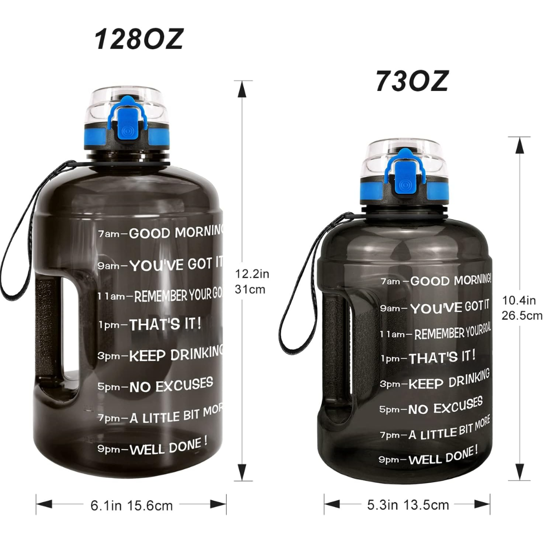 HydroBoost - Gourde Motivation avec Marquages Horaires