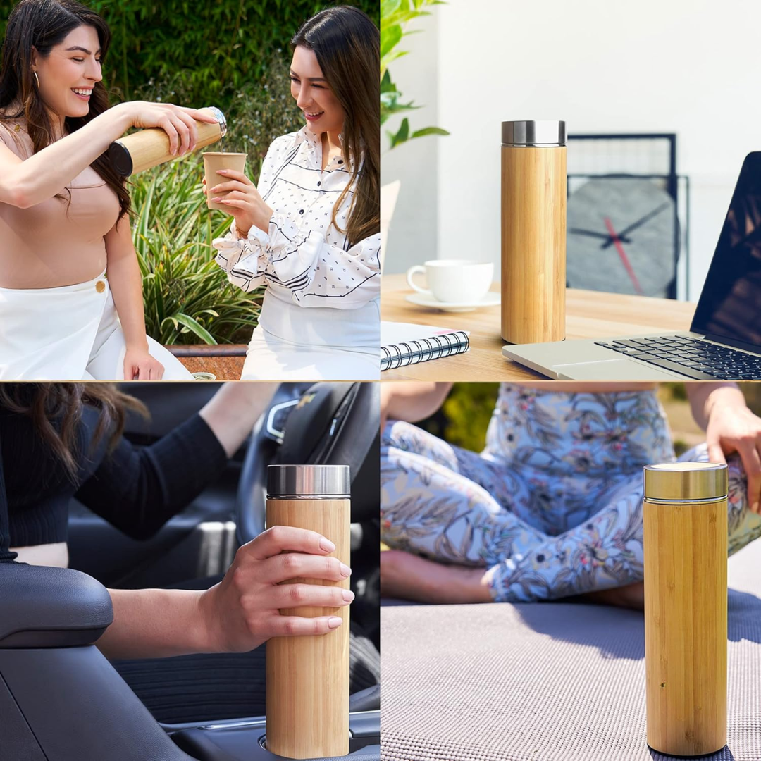 TeaFusion - Gourde Thé Bambou Luxueuse 500ml