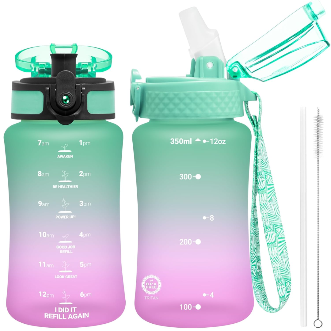 EcoFlow - Gourde Tritan Réutilisable avec Paille