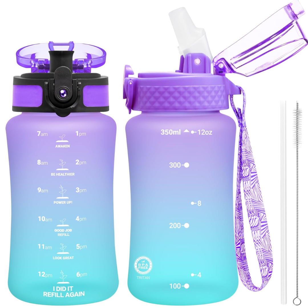 EcoFlow - Gourde Tritan Réutilisable avec Paille