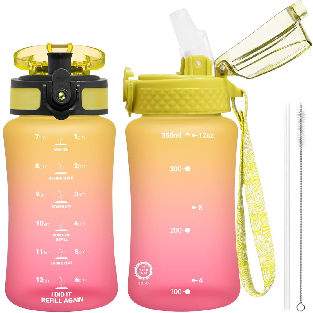 EcoFlow - Gourde Tritan Réutilisable avec Paille