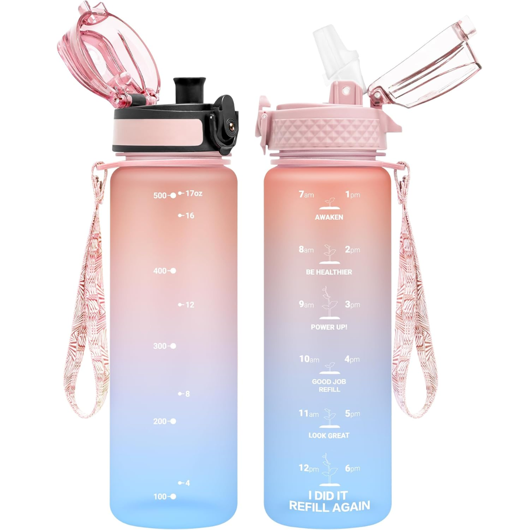 EcoFlow - Gourde Tritan Réutilisable avec Paille
