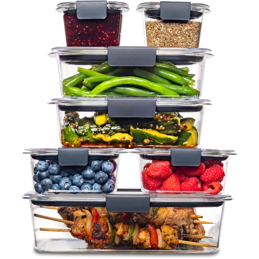 FreshPrep - Set de 7 contenants à repas sans BPA durables