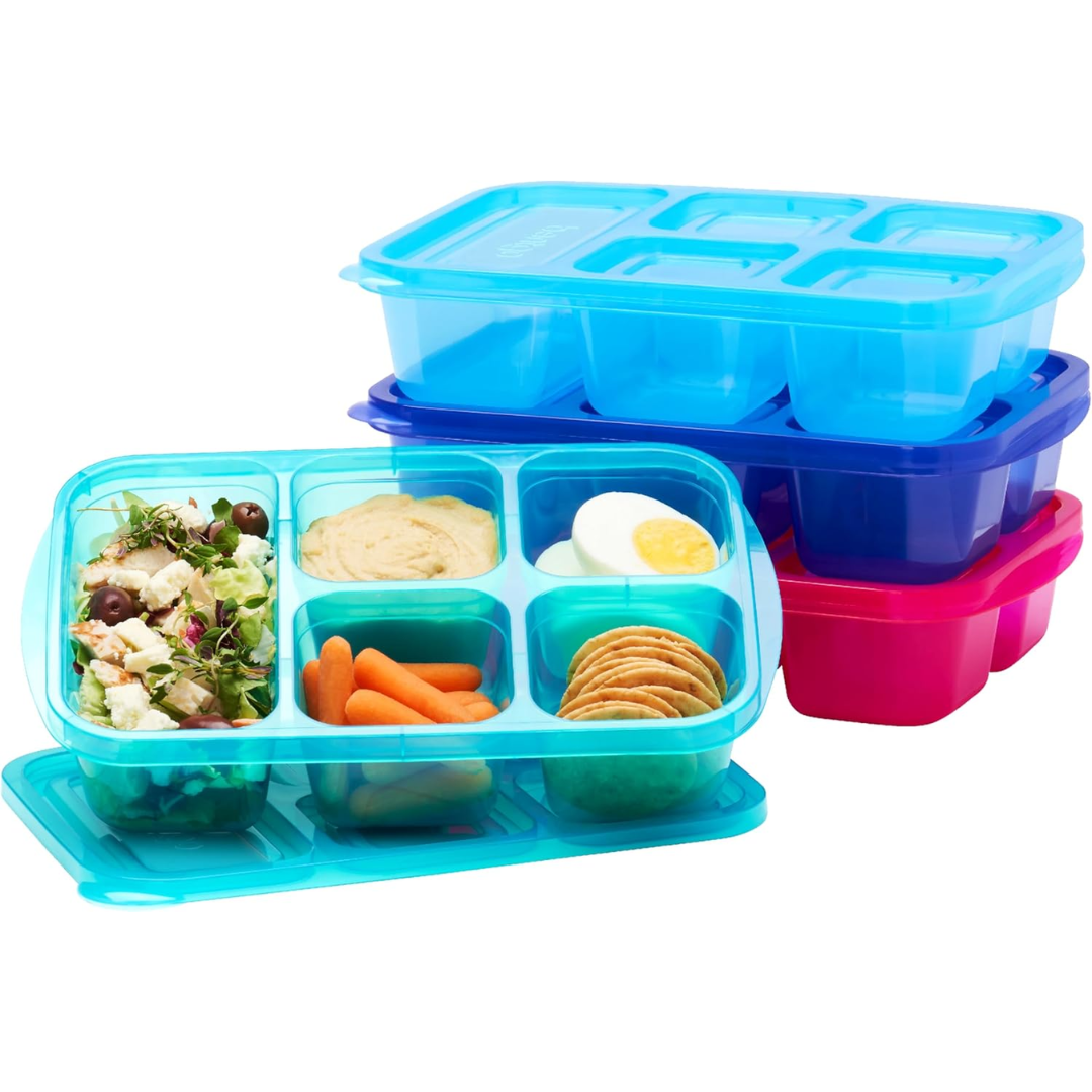 EcoStore - Boîtes Rangement 5 Compartiments Set 8
