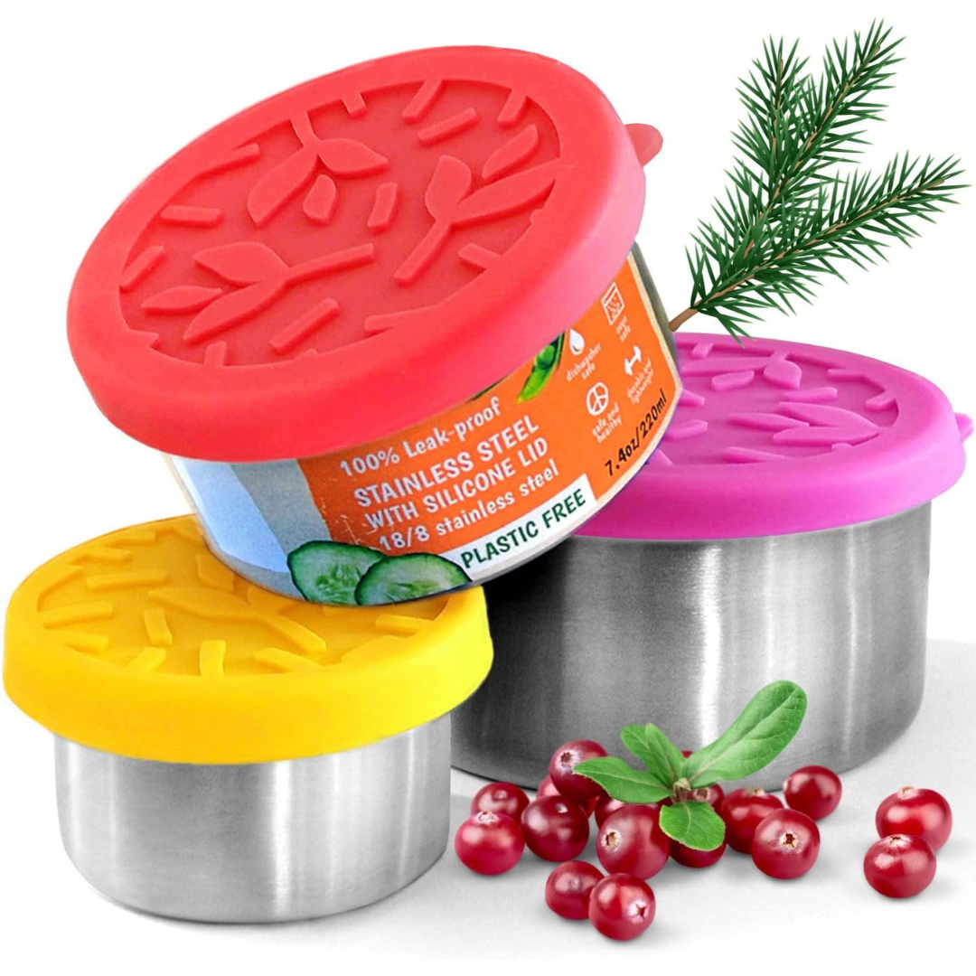 FreshBox Set – Boîtes Déjeuner Inox avec Couvercles
