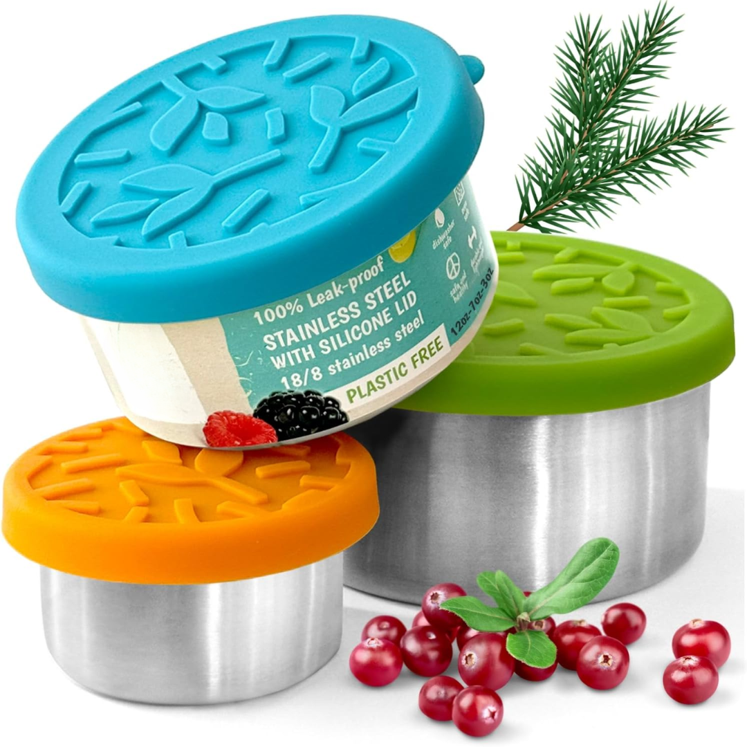 FreshBox Set – Boîtes Déjeuner Inox avec Couvercles