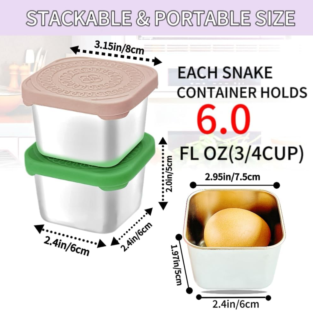 SnackBox Pro - Boîtes Inox Durables pour Enfants