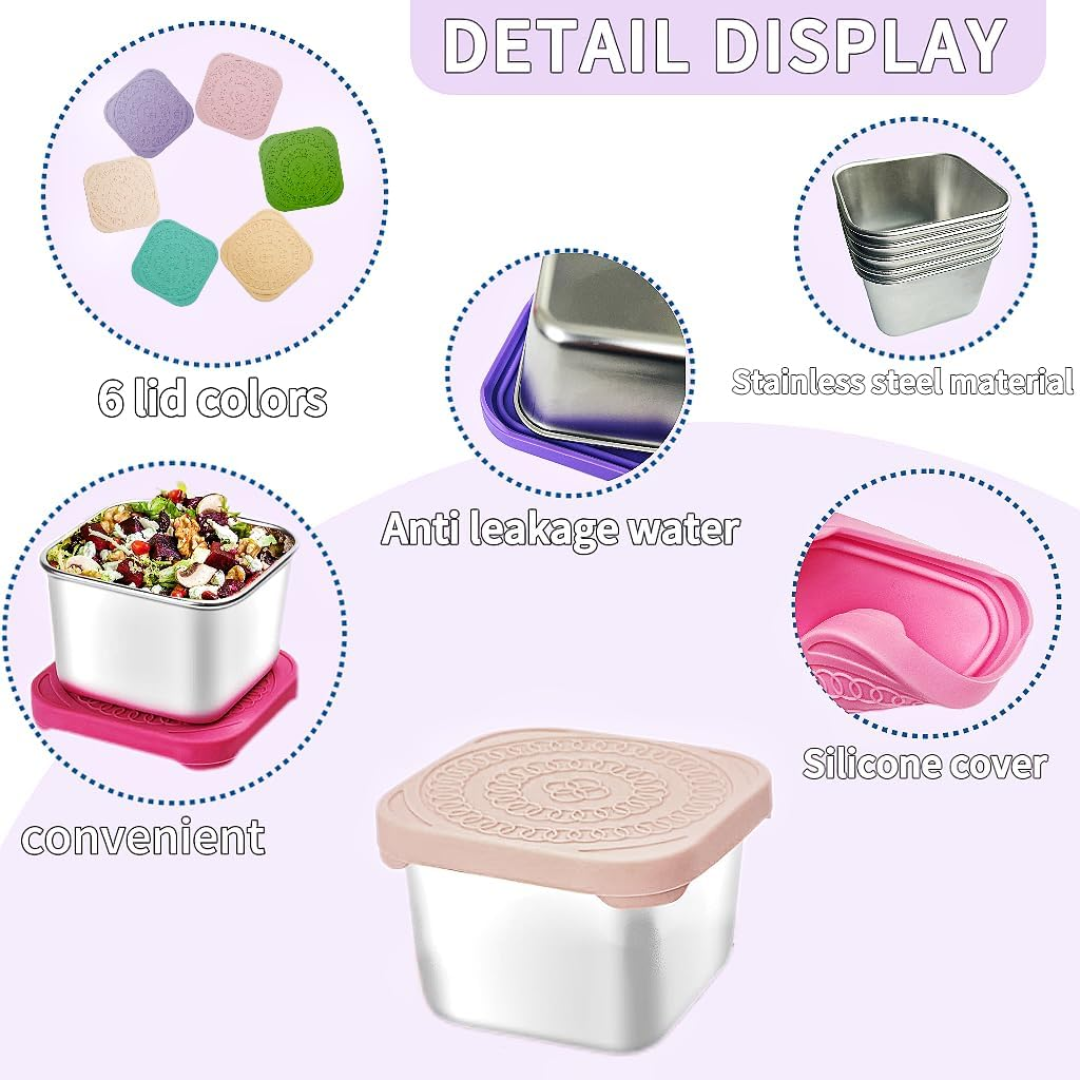 SnackBox Pro - Boîtes Inox Durables pour Enfants