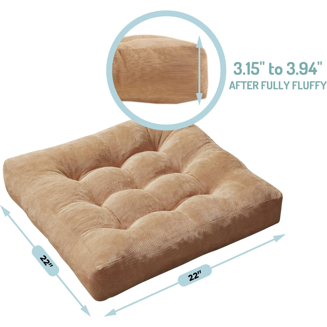 ZenCushion – Set de 2 Coussins Méditation Luxueux