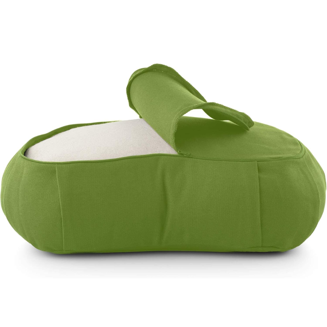 EcoCalm – Coussin Méditation Incurvé Coton Organique