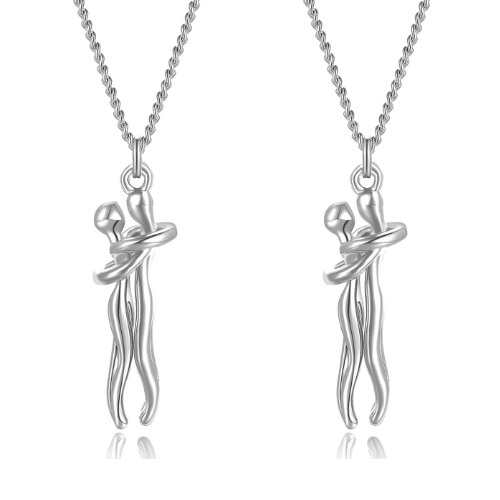 Collier Pendentif Couple - Symbole d'Amour Unisexe