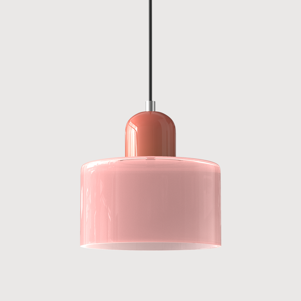 VerreBauhaus | Élégante Lampe Suspendue en Verre Design Bauhaus 0