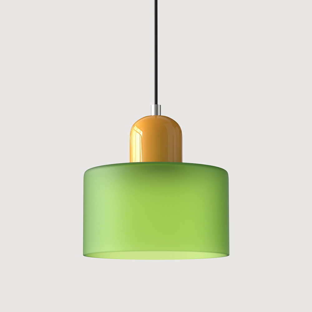 VerreBauhaus | Élégante Lampe Suspendue en Verre Design Bauhaus 10
