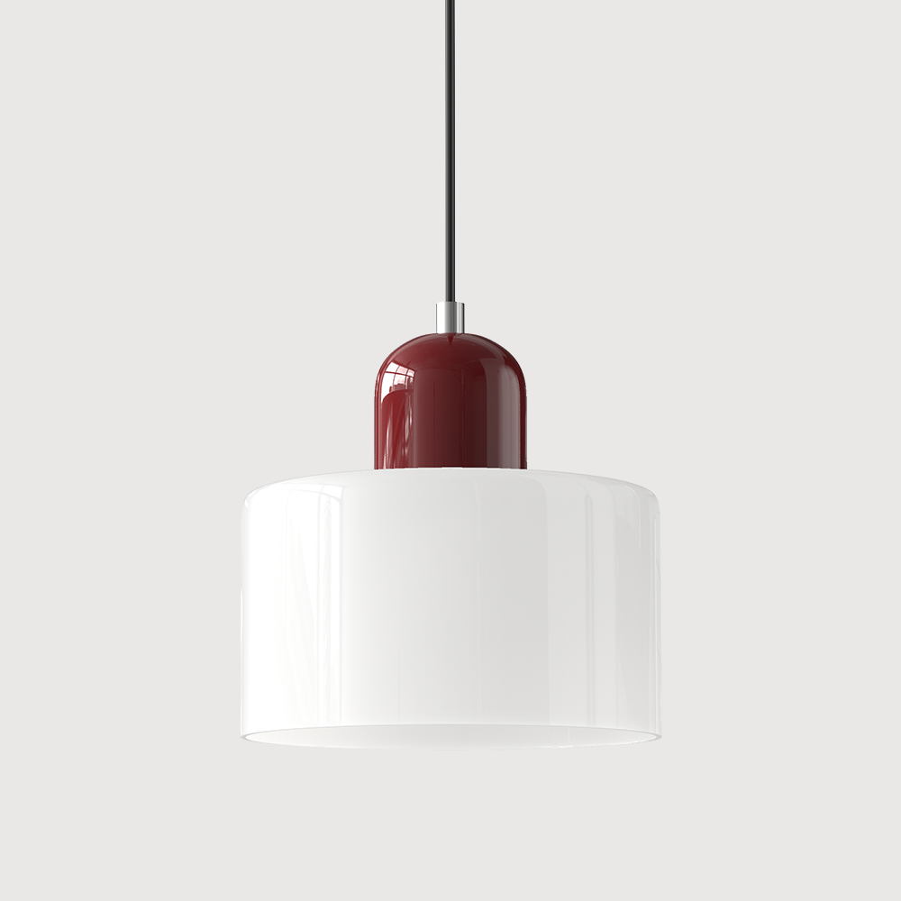 VerreBauhaus | Élégante Lampe Suspendue en Verre Design Bauhaus 26