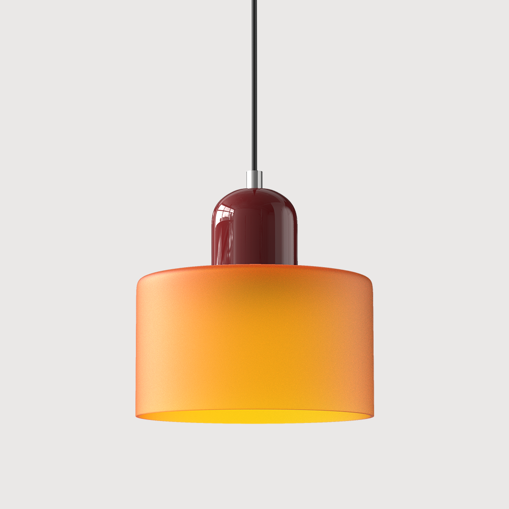 VerreBauhaus | Élégante Lampe Suspendue en Verre Design Bauhaus 30